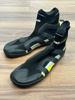NRS Vaporloft Neoprene Paddling Zip Boots Kayak in Black Size 11